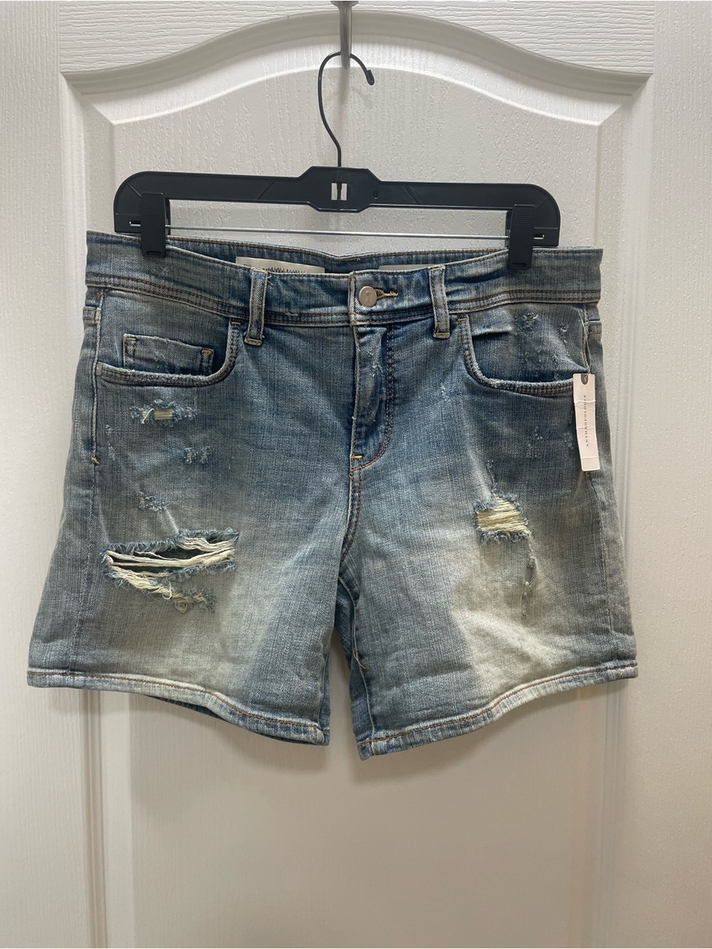 Anthropologie Pilcro and the Letterpress Hyphen Distressed Denim Jean Shorts 28